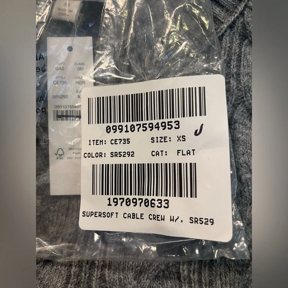 J.Crew Cable-knit sweater with buttons in Supersoft yarn